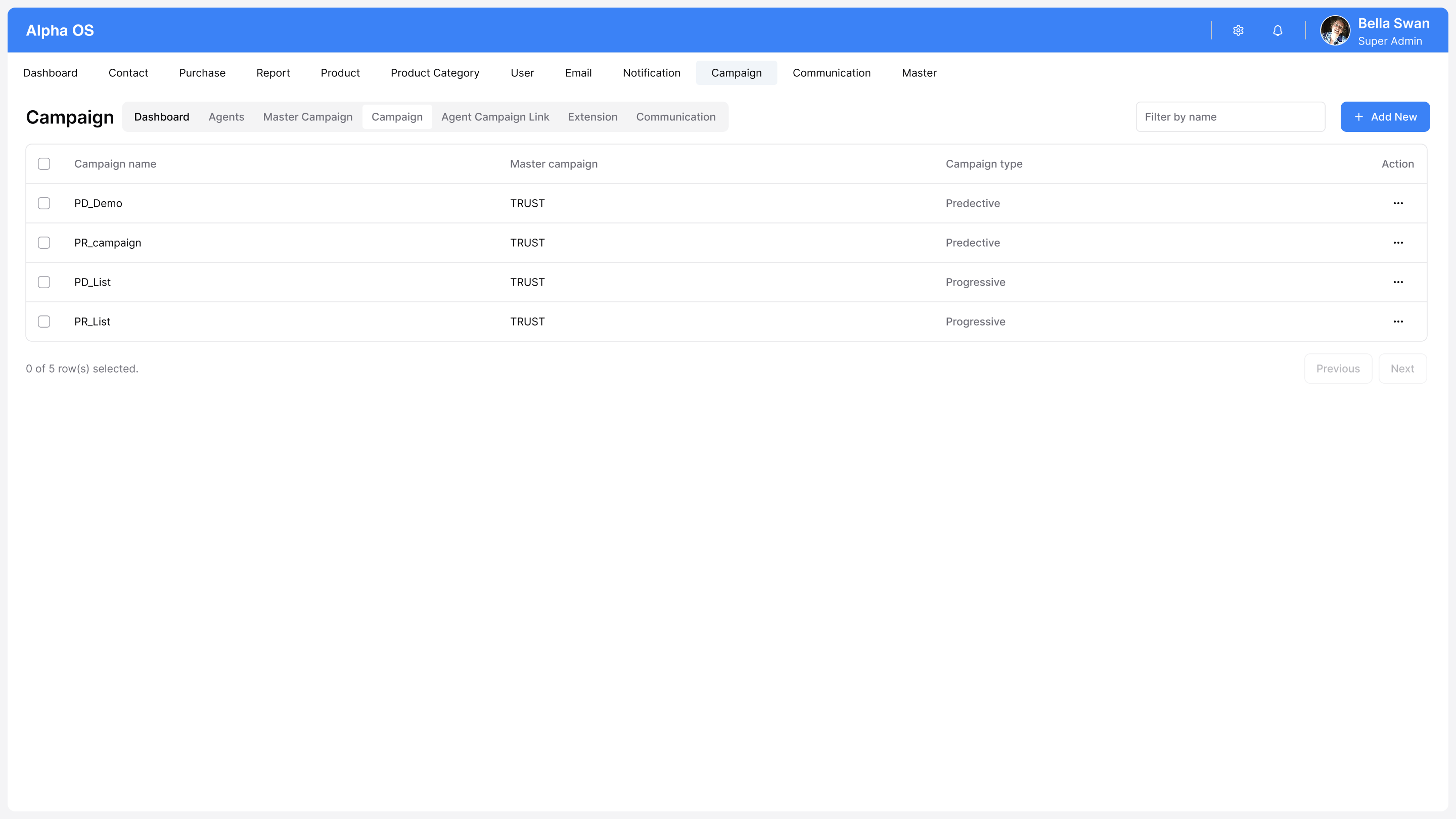 ABOSS Email Marketing Interface